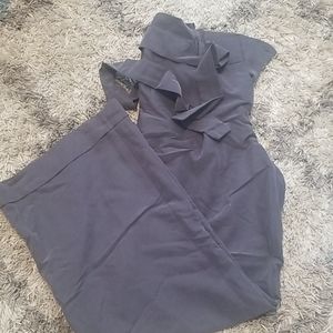 Grey soft dress pants